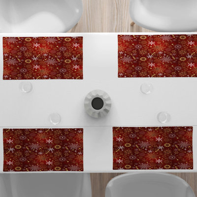 Polyester Abstract Rectangle Placemat