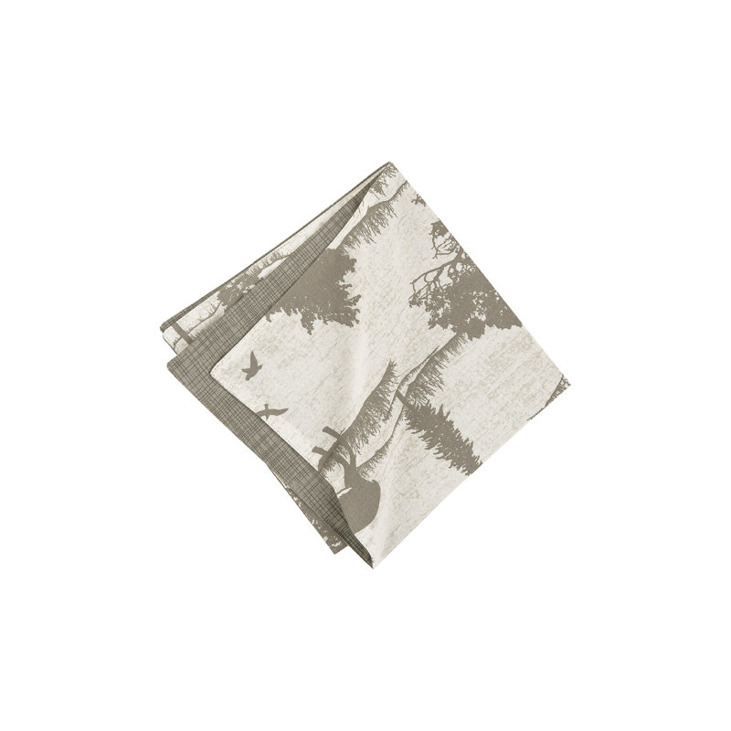 Aleithia 100% Cotton Animals/Nature Square Napkin
