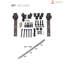 Porte de grange robuste avec quincaillerie Planum 0010 Noir mat, supports de rail de 2 m (6,6 pi), porte intérieure moderne à panneaux pleins - 91,4 cm x 213,4 cm (36 po x 84 po) - Rail noir-49203888-49252542