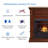 Zellmer 44'' W Ventless Fireplace-845640348