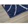 Brackenmore Floral Tufted Indigo/Ivory Area Rug
