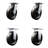 8 Inch Phenolic Caster Set with Ball Bearings 2 Swivel 2 Rigid Service Caster