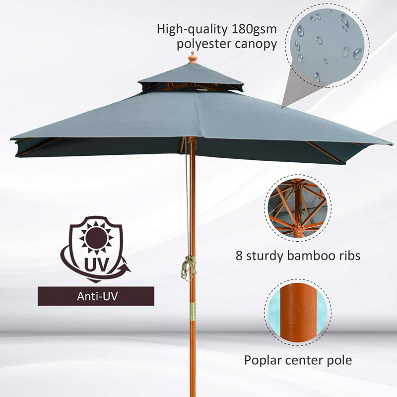 Nasiba 300cm Market Parasol