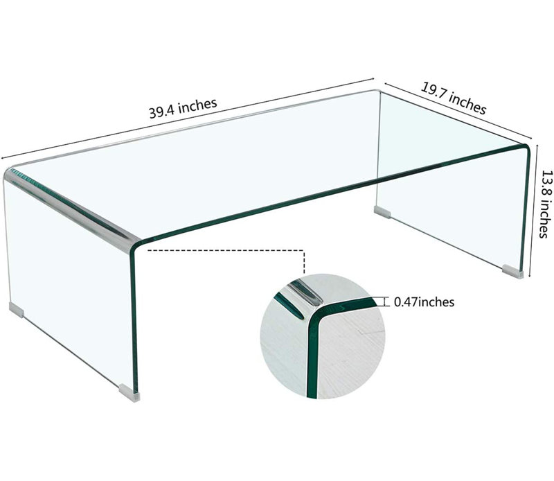 Table basse traîneau
