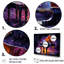 «Purple Piano Neon Nocturne», ensemble d'art mural sur toile-107760556