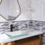 Ecoglassify 10.4 in. x 11.82 in. Brick Joint Matte Glass Mosaic Tile