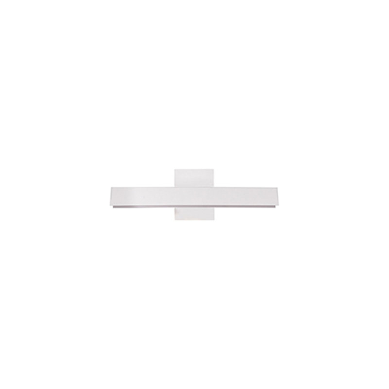 Applique murale à DEL 1 lumière Gallmer, Blanc, H 4,75 po x l 15 po x P 4,25 po, 3000