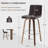 Mariea Swivel Upholstered Counter Stool-898075349-898075344