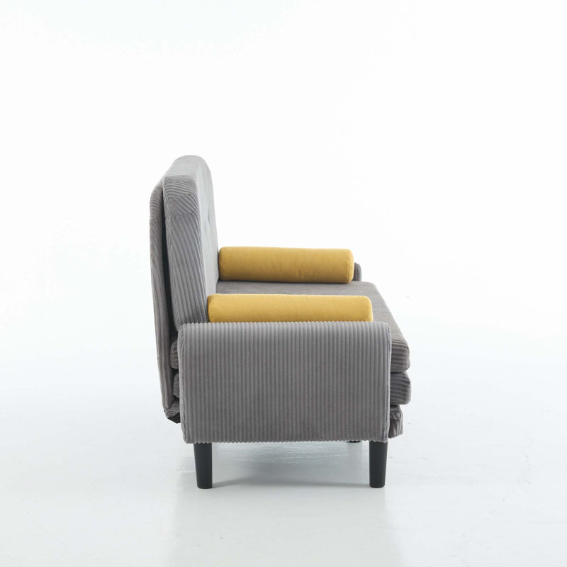 Fauteuil inclinable Corduroy, Gris
