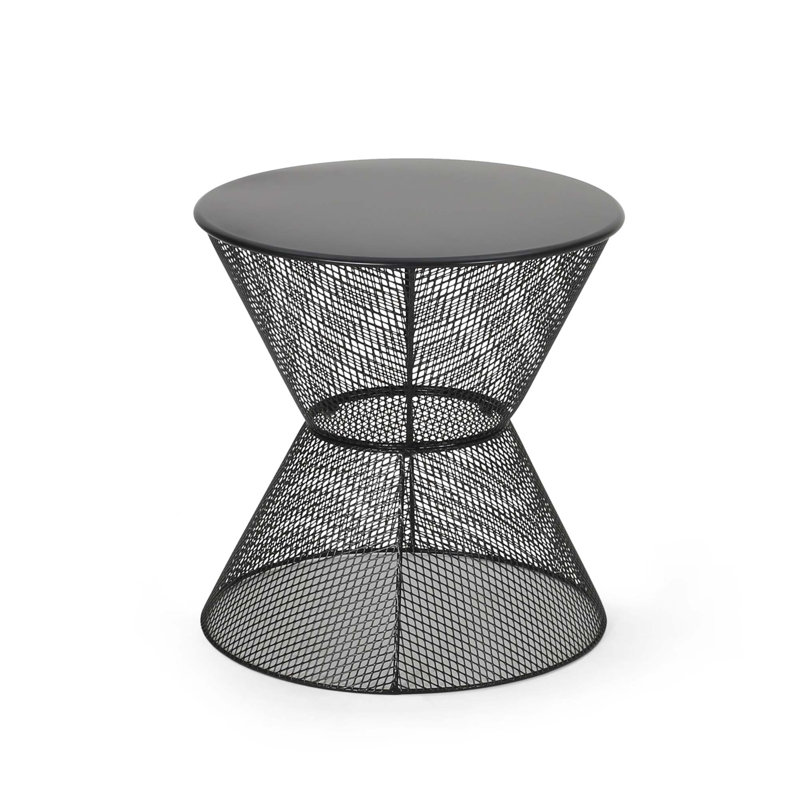 Stylish Hourglass Outdoor Side Table