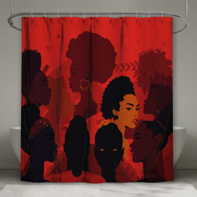 Rideaux de douche Silhouette