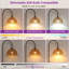 Lampe sur pied en rotin arqué 62 po Aarzo-1085877870