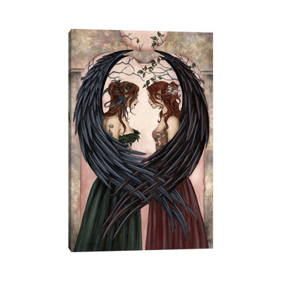 Sisters by Amy Brown - Wrapped Canvas Painting