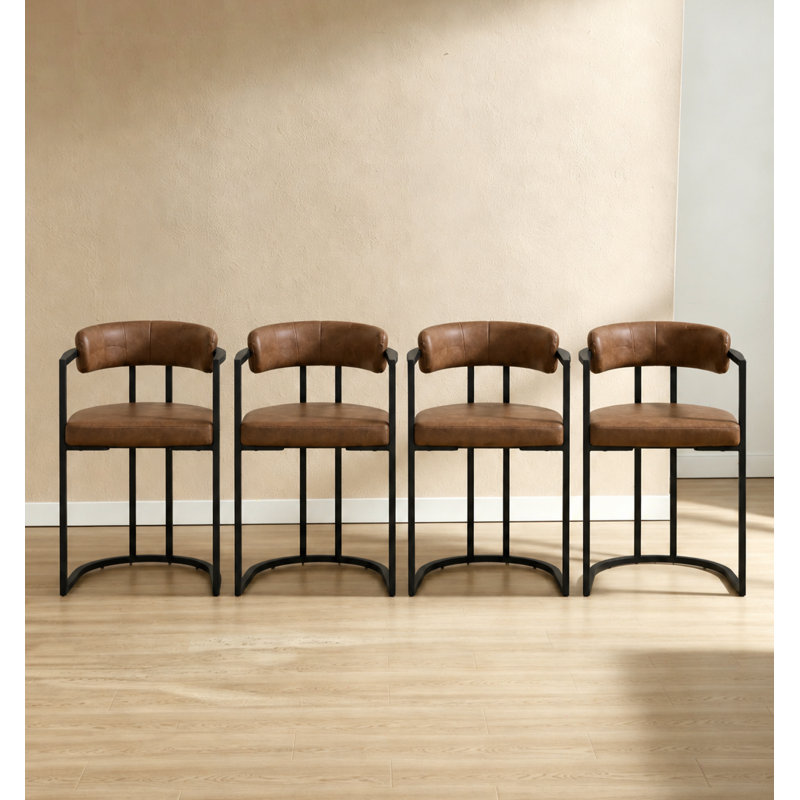 Upholstered Dining Chair, Brown