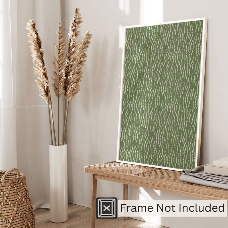 «Botanical Abstract», reproduction d'art moderne sans cadre, H 14 po x l 11 po