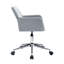 Chaise de bureau en velours Kai-1909017397