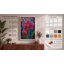 Stained Glass Orchids Botanical - Wrapped Canvas-521632542-521632739