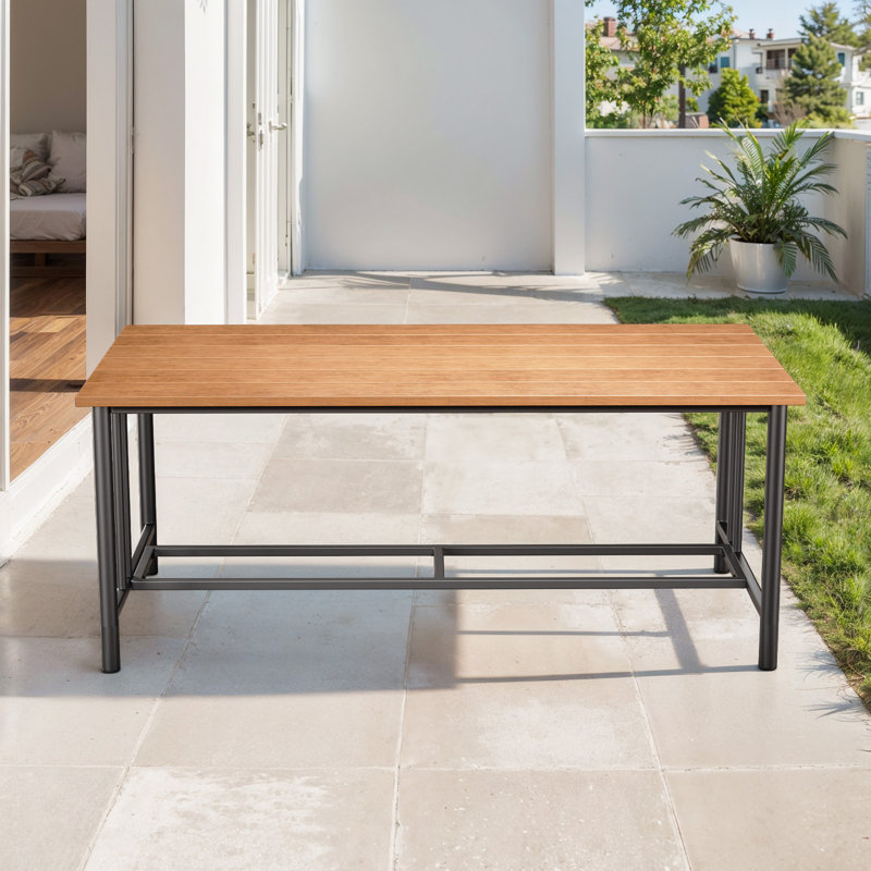 Table basse d'extérieur Coan Archlebov, Noir