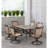Fontana 6 - Person Metal Patio Dining Set with Rectangular Table
