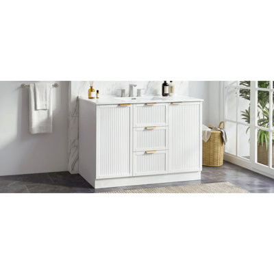 Meuble-lavabo moderne (doit inclure le meuble-lavabo et le lavabo)