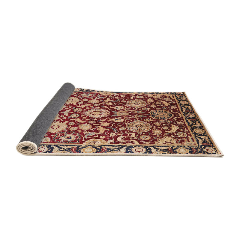 Tapis oriental rouge / beige Hamlig, Rond 7 pi