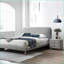 Table de chevet 2 tiroirs Grey Boucle