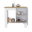 Îlot de cuisine, armoire à une porte, tablette