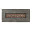 Foyer rectangulaire - 50 000 BTU (motif en bois gris, l 56,10 po x P 26,10 po x H 19,10 po)
