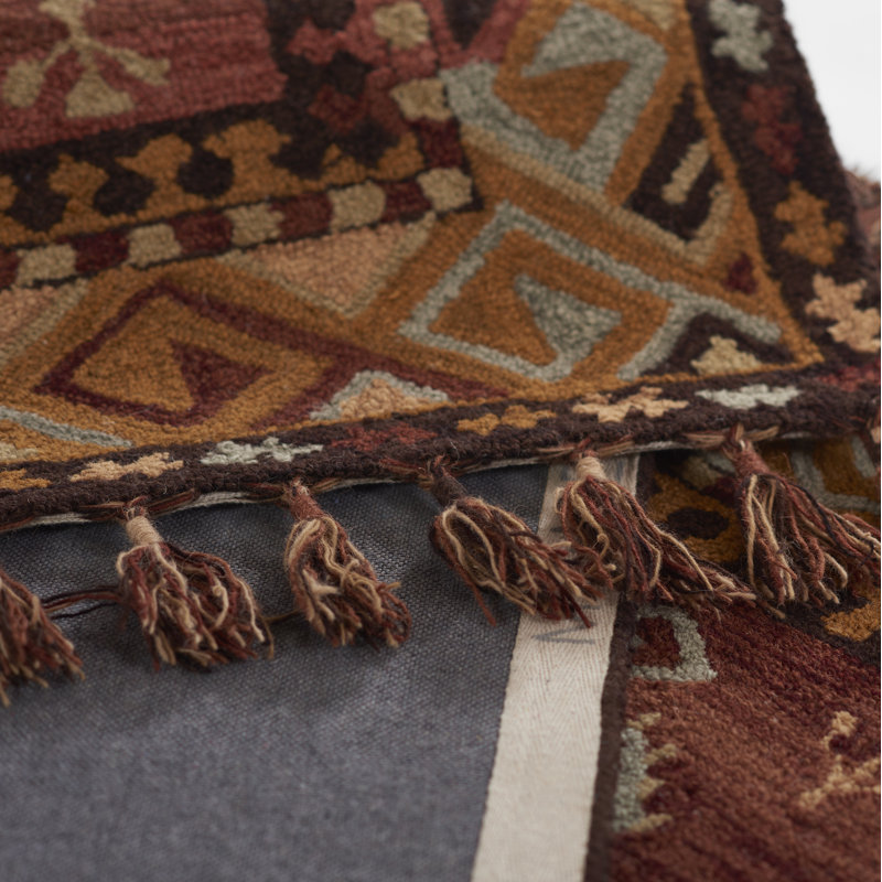 Tahoe Wool Southwestern Area Rug, Rectangle 3'6" x 5'6"