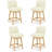 Malakeh Swivel Upholstered Counter Stool with Solid Wood Frame-100865027-103255354