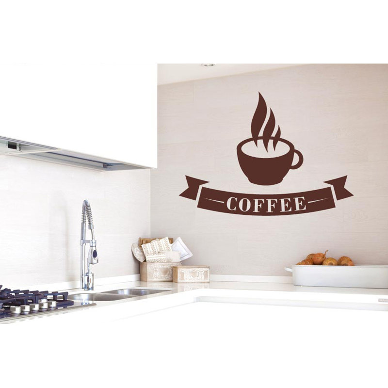 Food & Beverage Wall Decal, Medium, Brown