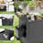 Durable Outdoor Grill Cart With Storage, Hooks, And Spice Rack For Patio And BBQ Accessories
