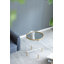 Ensemble de 2 tables d'appoint à plateau en miroir, L: P 18 x 23,5 po: P 16 x 20-1322960307