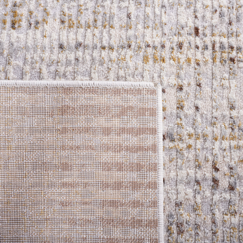 Tapis beige / gris clair Palma 320, Rectangle 5 pi 3 po x 7 pi 6 po