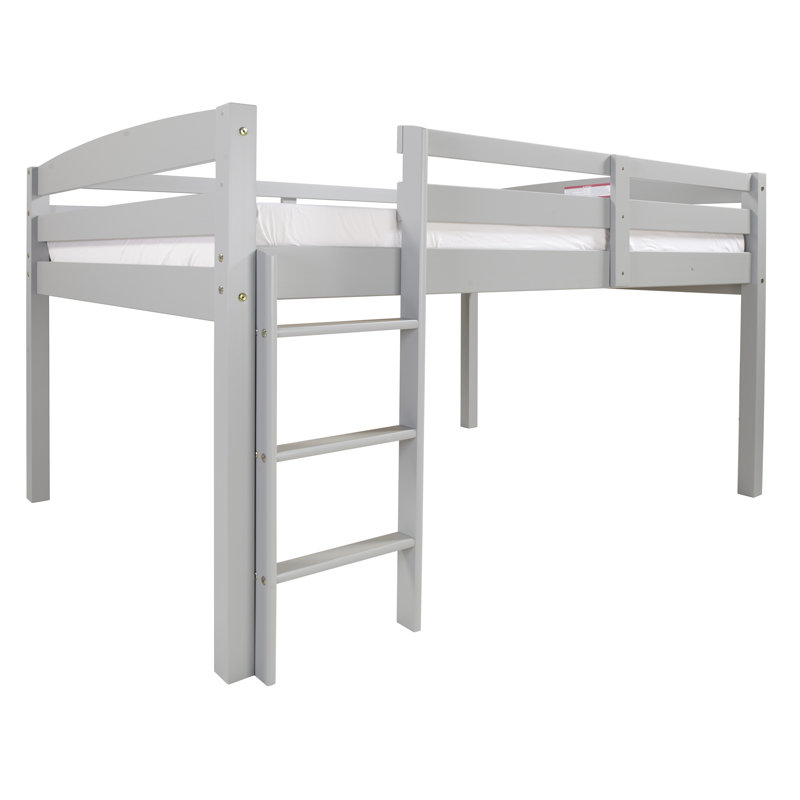 Alique Kids Loft Bed, Twin, Gray