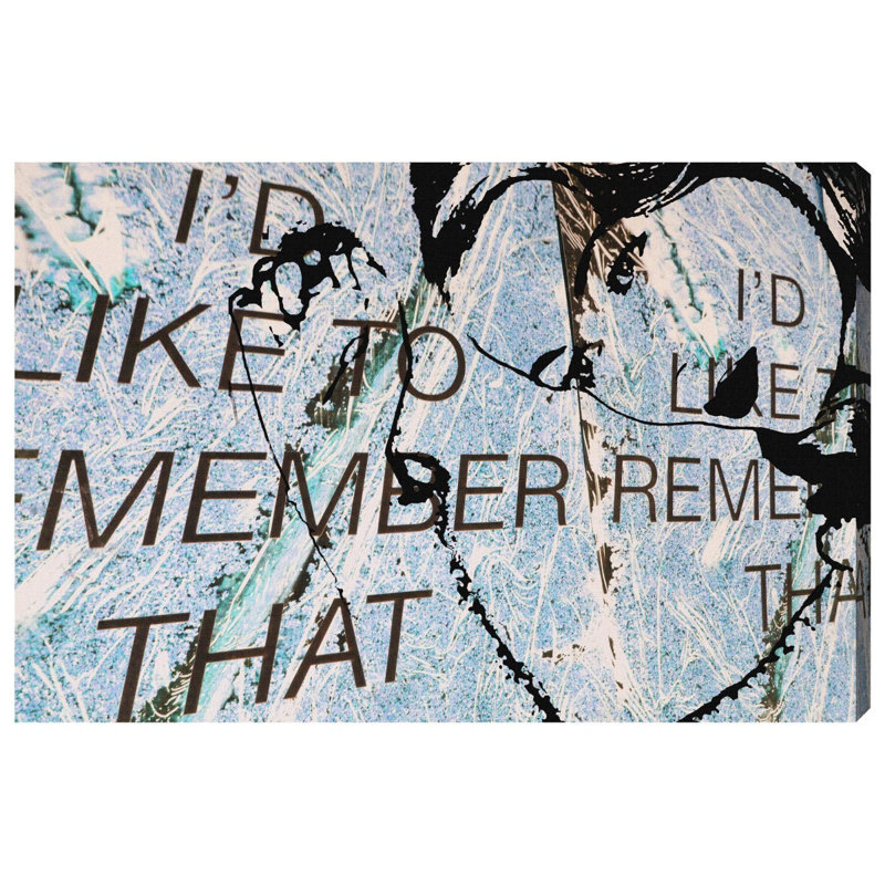 Art textuel sur toile tendue Burst Creative, 16 po x 24 po