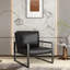 Fauteuil en similicuir de 22,8 po de large Pagnano-24769058