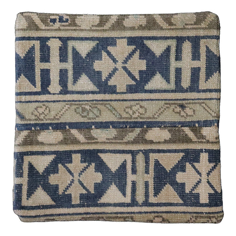 Anatolian Geometric Wool Reversible Pillow Cover