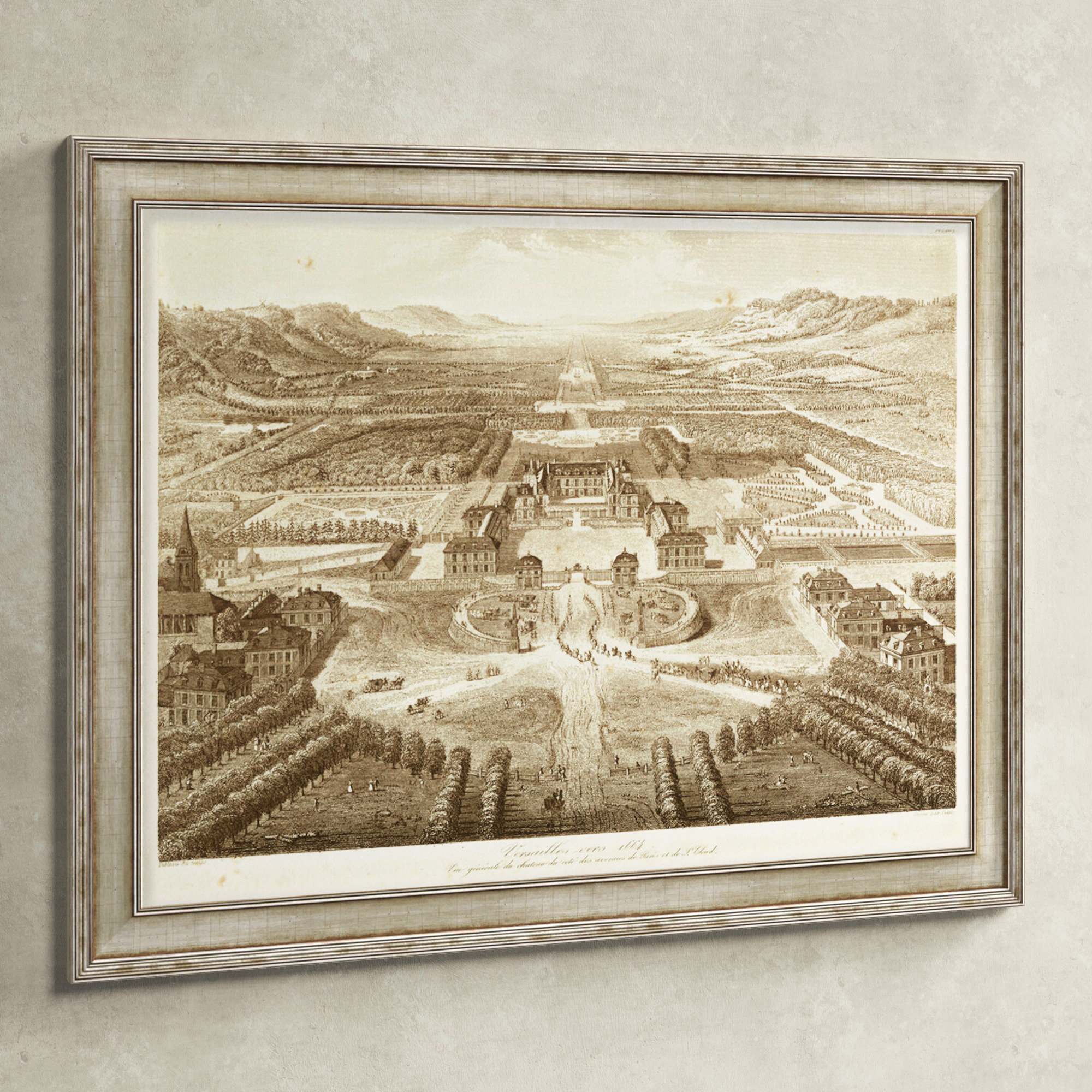 Bird's Eye View Of Versailles