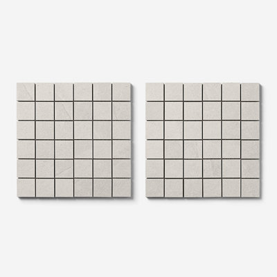 Belmont 2 in. x 2 in. Matte Porcelain Cement Look Floor and Wall Mosaic Tile (5.82 Sq. Ft. / Each)