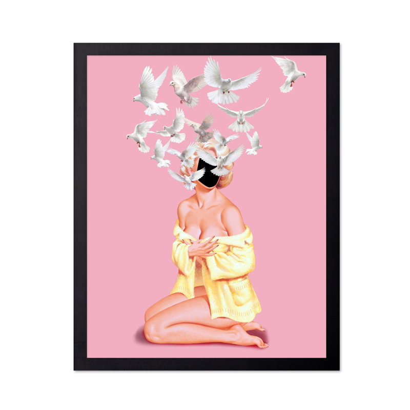 Femme en robe No2, Black Framed, Poster, 16"H x 20"W