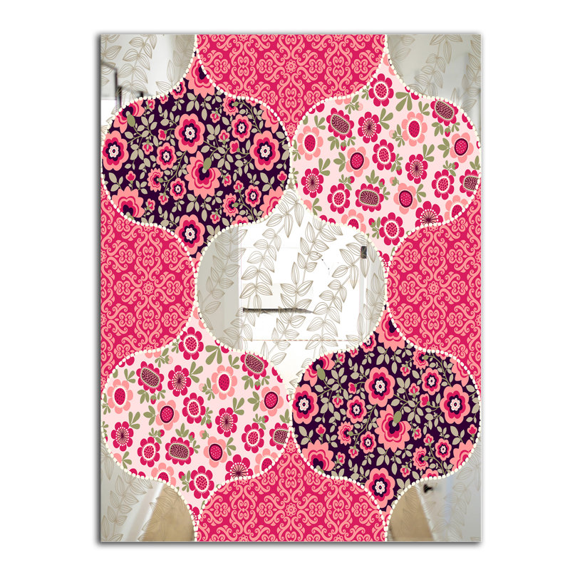 Miroir d'appoint sans cadre Patchwork Mid-Century, H 39,4 po x l 29,5 po