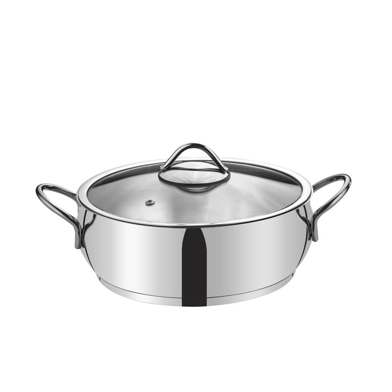 Belfry Kitchen Elora 4L Stainless Steel Standard Pot