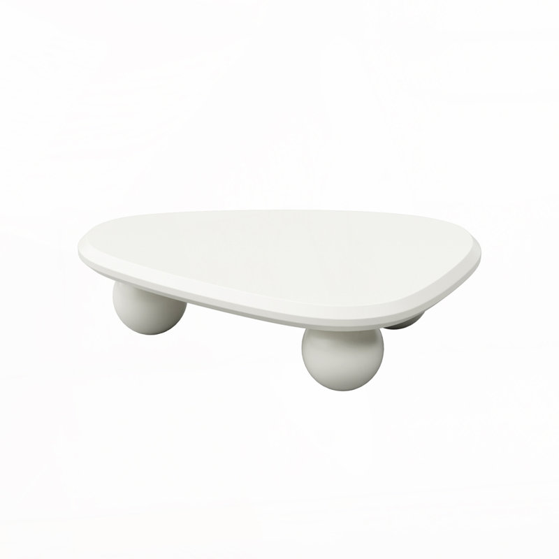 Cloud Coffee Table with 3 Ball Legs