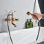 Robinet de baignoire mural antique en laiton pour robinet de baignoire