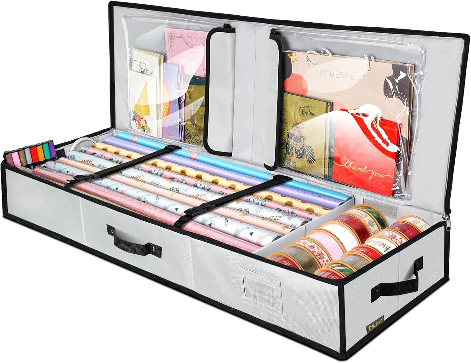 The Holiday Aisle® Christmas Wrapping Paper Storage Organizer With