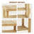 Hofitlead 27.5" Solid Wood Shoe Bench, 3-tier Entryway Shoe Storage Organizer For Hallway & Home Use