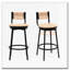 Tabourets de bar chaises de comptoir pivotantes avec structure en métal-1024984801