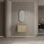 Base de meuble-lavabo mural 24 po Monteria avec 2 portes à fermeture en douceur (lavabo non inclus)