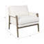 33" Alonzo Accent Chair, Ivory